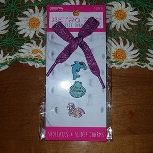 NWT anchor shoelaces and charms